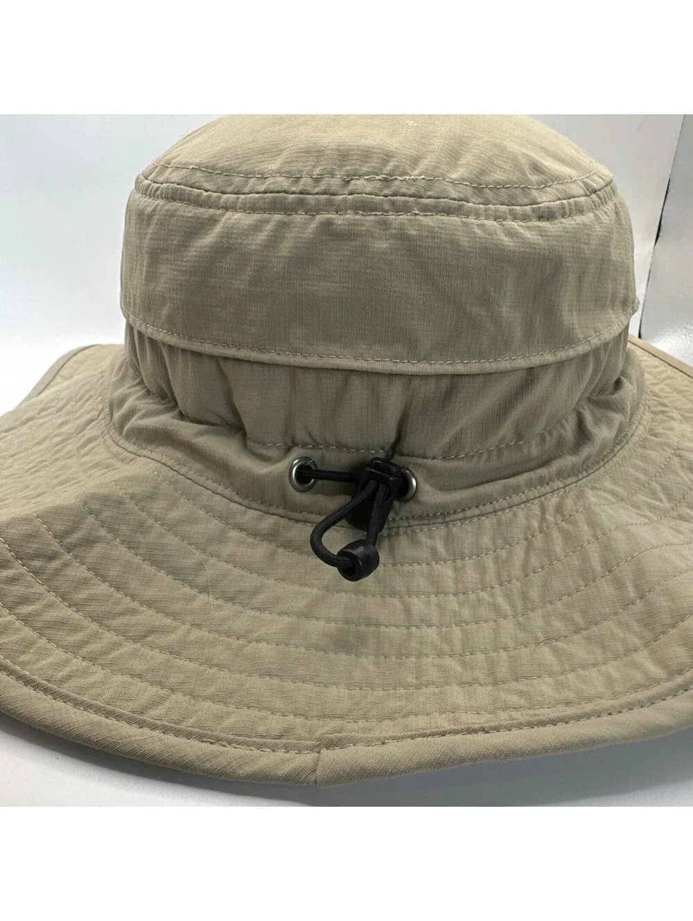 The North Face Bucket Hat Vented Embroidered Nylon Chin Strap Technical Cap